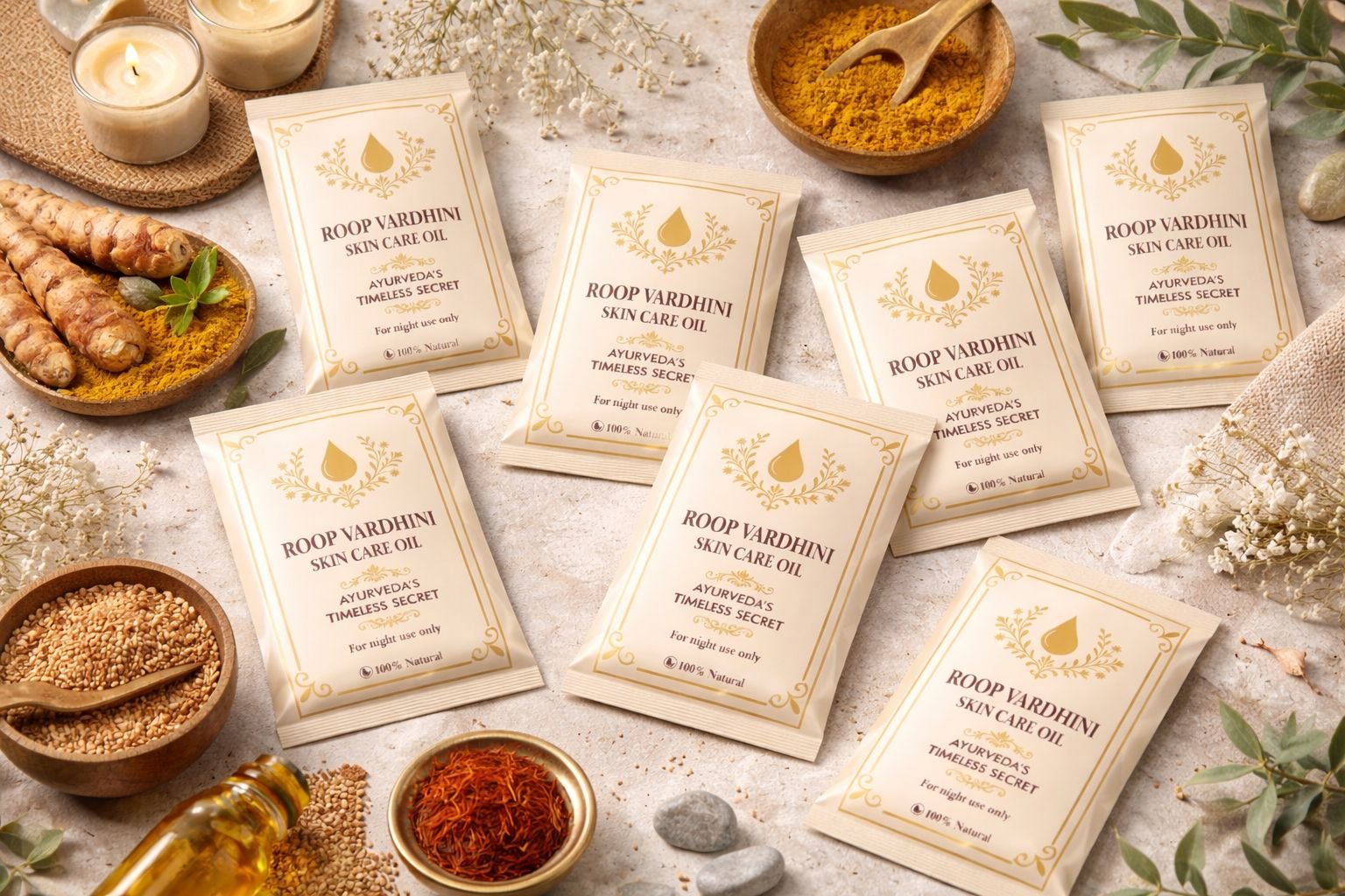 Roop Vardhini Ayurvedic Night Beauty Oil